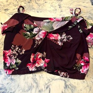 Floral crop top